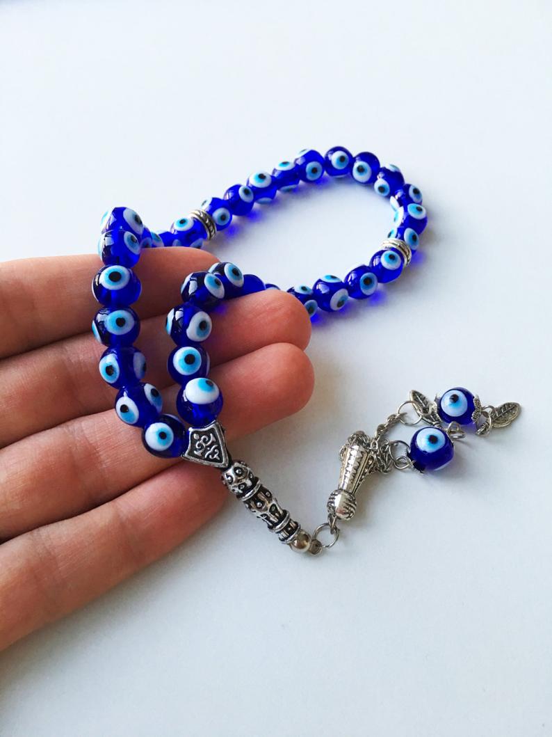 Blue Evil Eye Bead Wall Mounted Glass Evil Eye Series